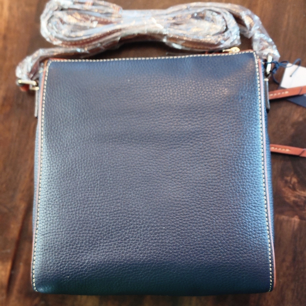 Dooney & Bourke Triple Zip Midnight Blue Crossbody R0888 MD - Picture 2 of 6